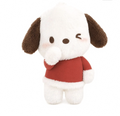 Winking Puppy Plush Toy Santa Outfit Edition front view