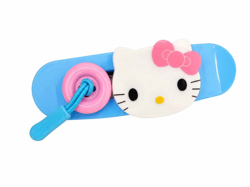 Hello Kitty Blue Candy Hair Clip front