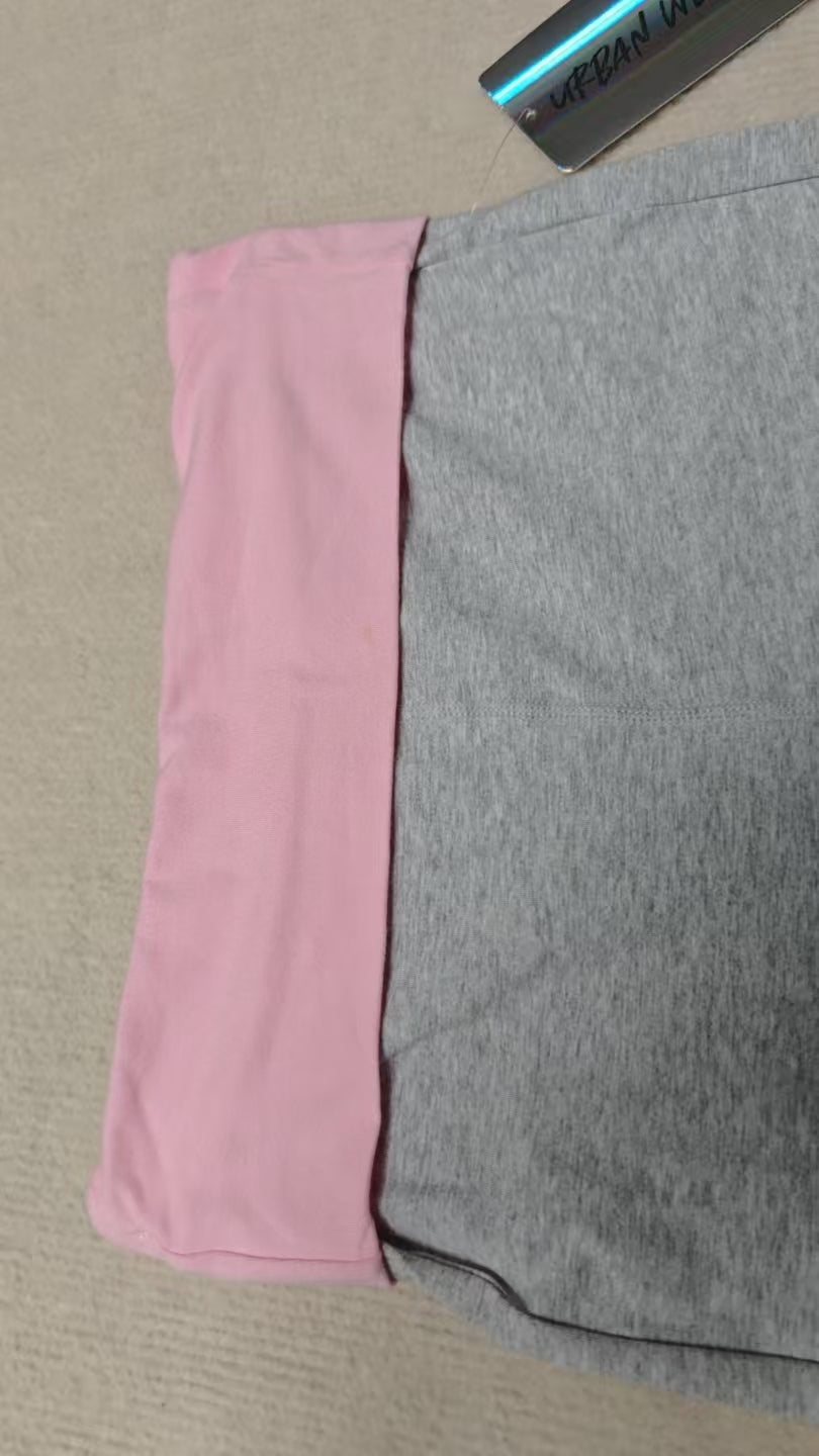 Blush Waist Flare Yoga Pants pink waistband detail