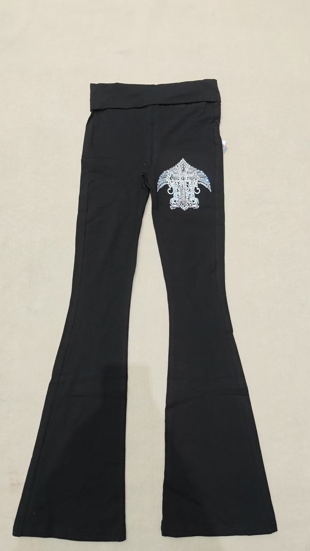 Eternal Heart Flare Yoga Pants side detail