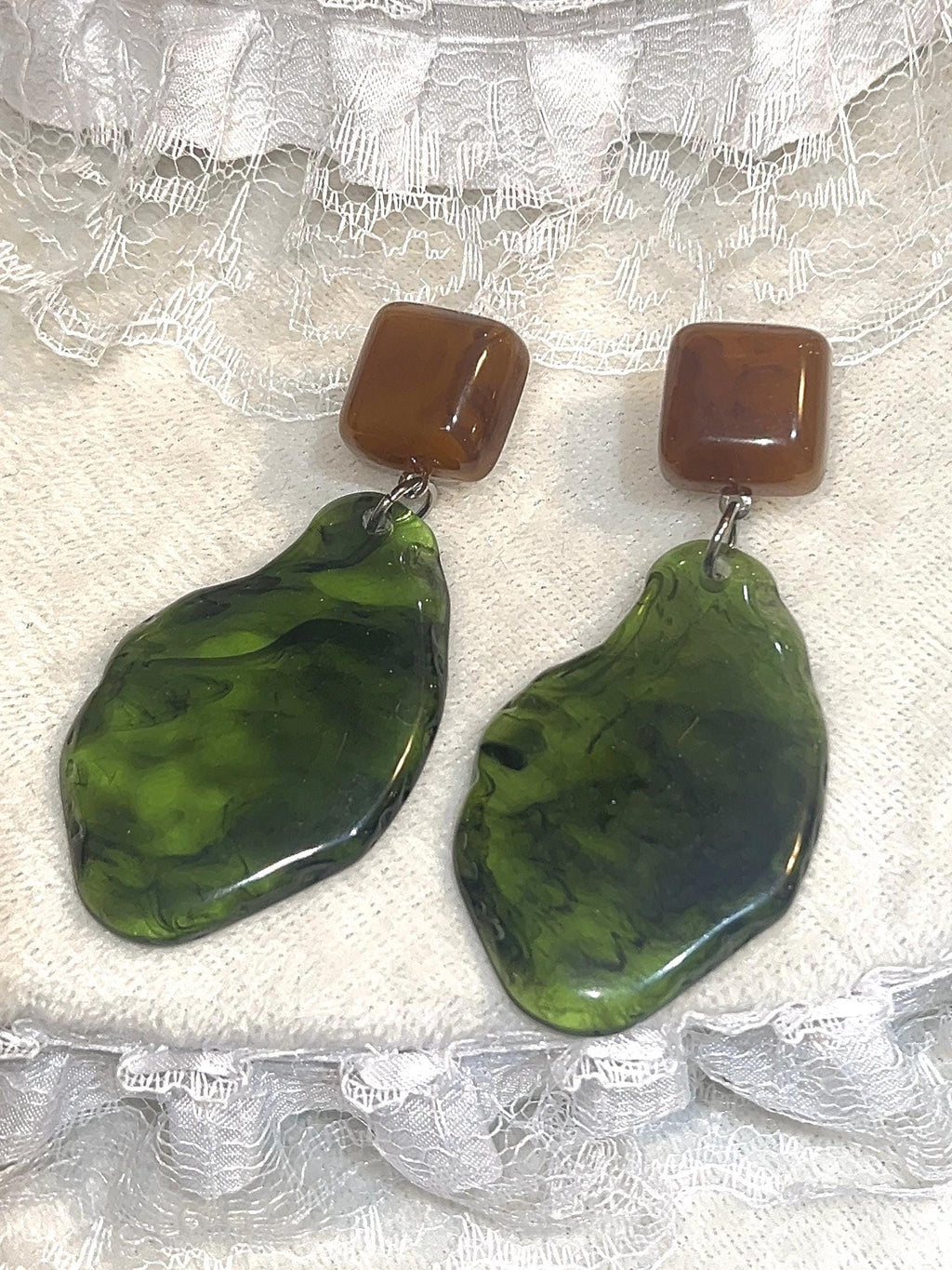 Forest Drift Statement Earrings