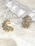Golden Bloom Sculpted Earrings