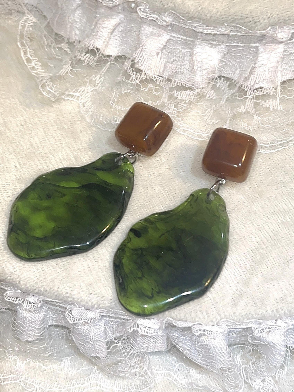 Forest Drift Statement Earrings