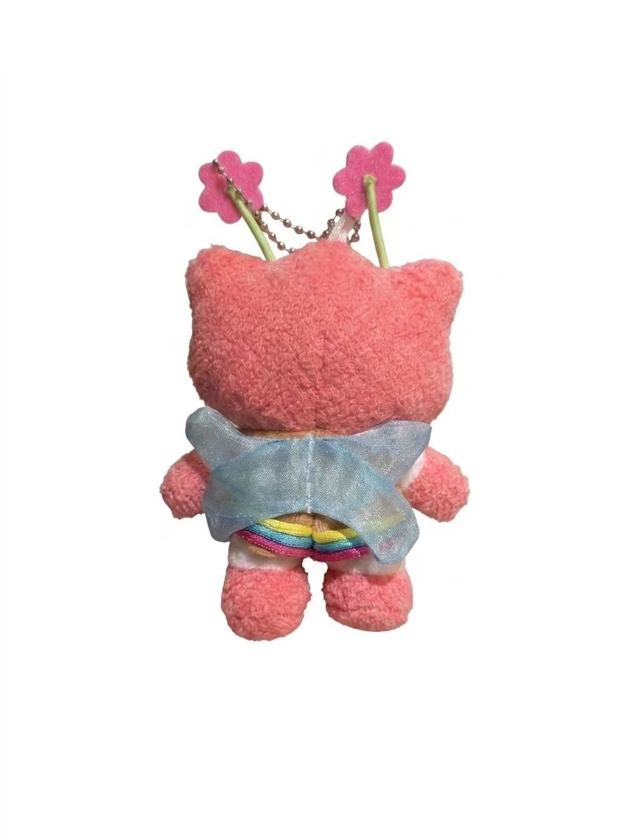 Sanrio Hello Kitty Flower Garden Plush Keychain back view