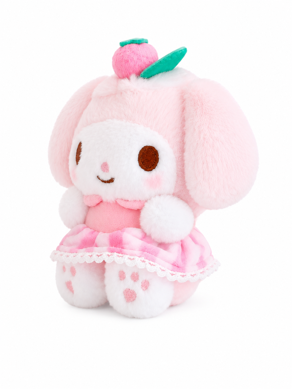 Sanrio My Melody Peach Blossom Plush Pendant side view